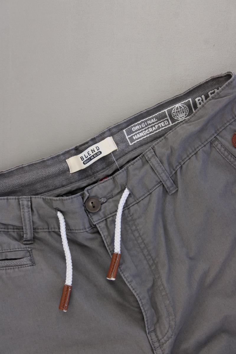 Blend Chino Shorts für Herren Gr. M grau aus Baumwolle