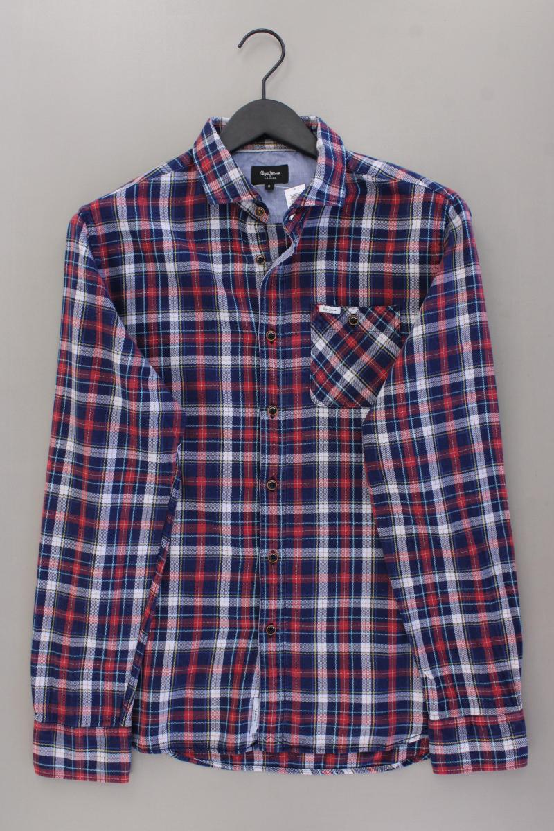 Pepe Jeans Karohemd für Herren Gr. M kariert Langarm mehrfarbig