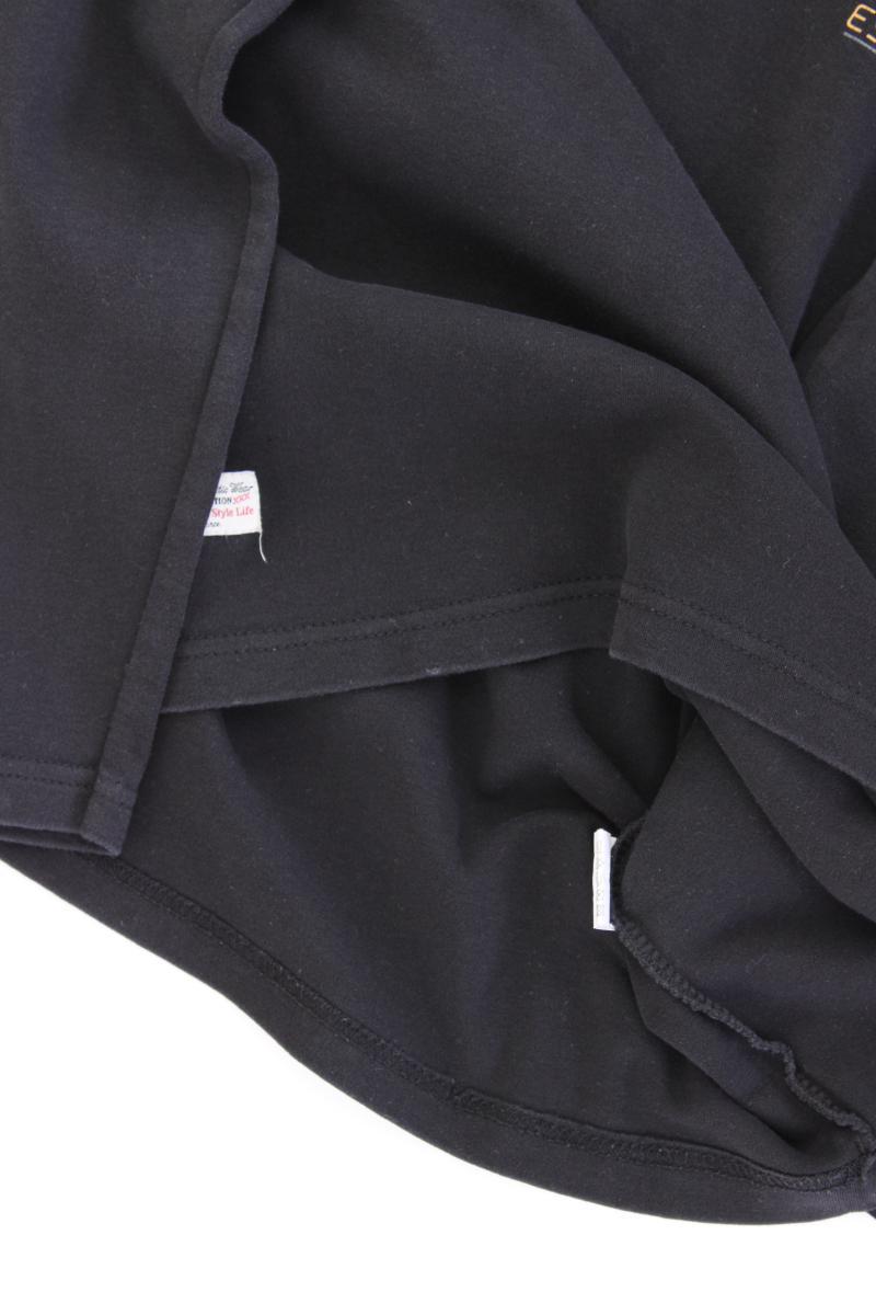 behype Poloshirt für Herren Gr. M Langarm schwarz aus Baumwolle
