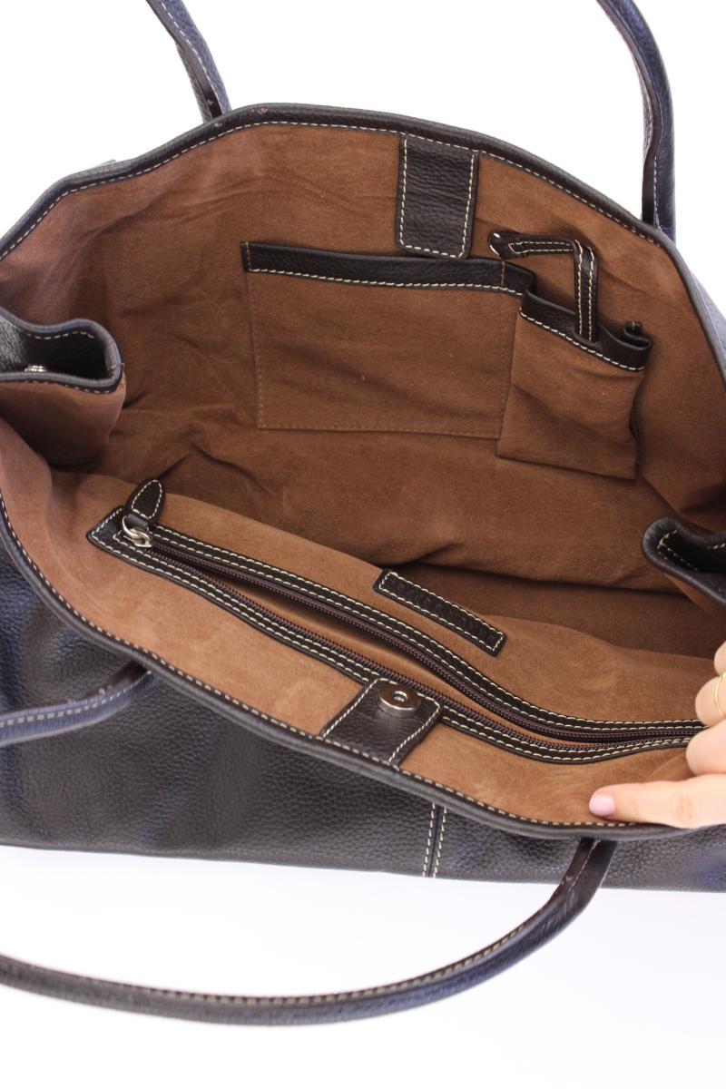 Braun Büffel Henkeltasche neuwertig aus Leder