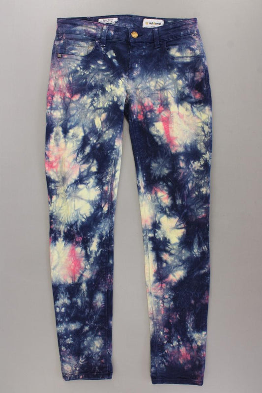 Rich&Royal Skinny Jeans Gr. W29 mit Batikmuster mehrfarbig aus Baumwolle