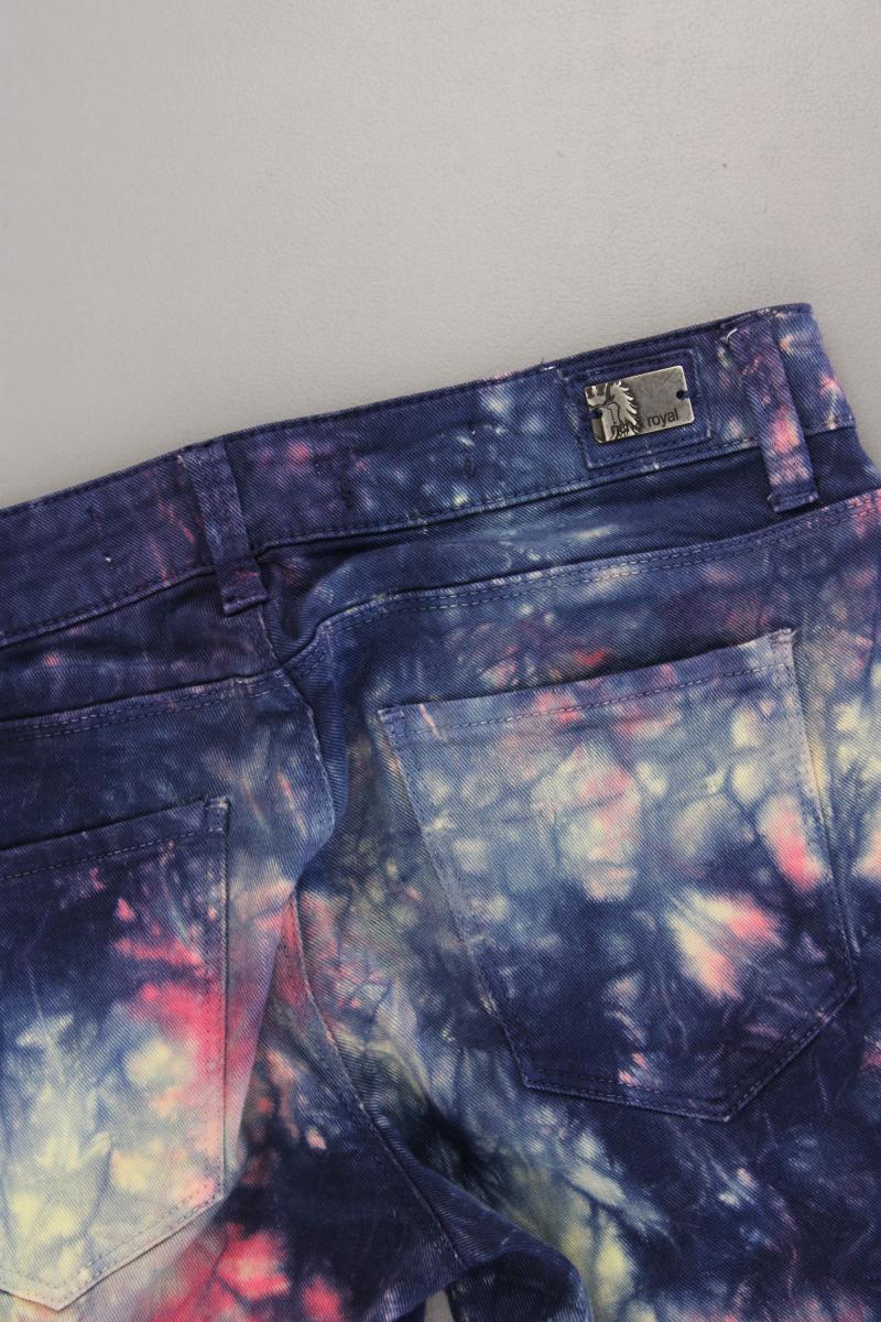 Rich&Royal Skinny Jeans Gr. W29 mit Batikmuster mehrfarbig aus Baumwolle