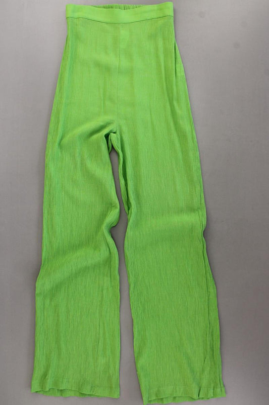 Trendyol Stoffhose Gr. 36 grün aus Viskose