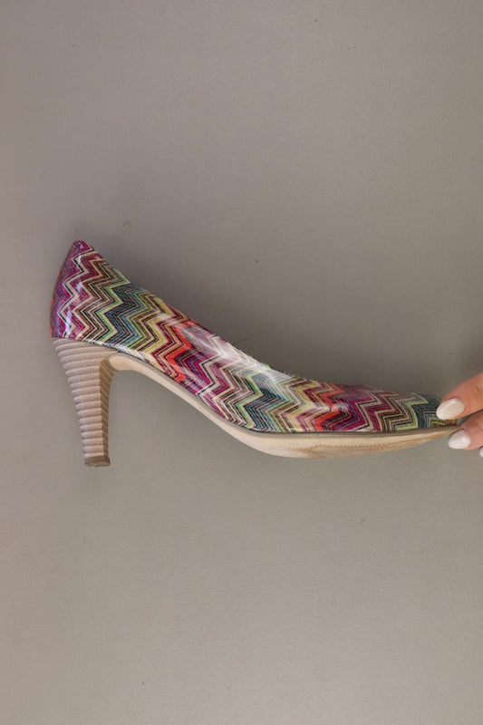Gabor Pumps Gr. 38 gestreift mehrfarbig aus Leder