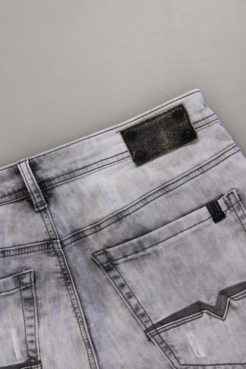 Buffalo David Bitton Skinny Jeans für Herren Gr. W32/L32 grau aus Baumwolle