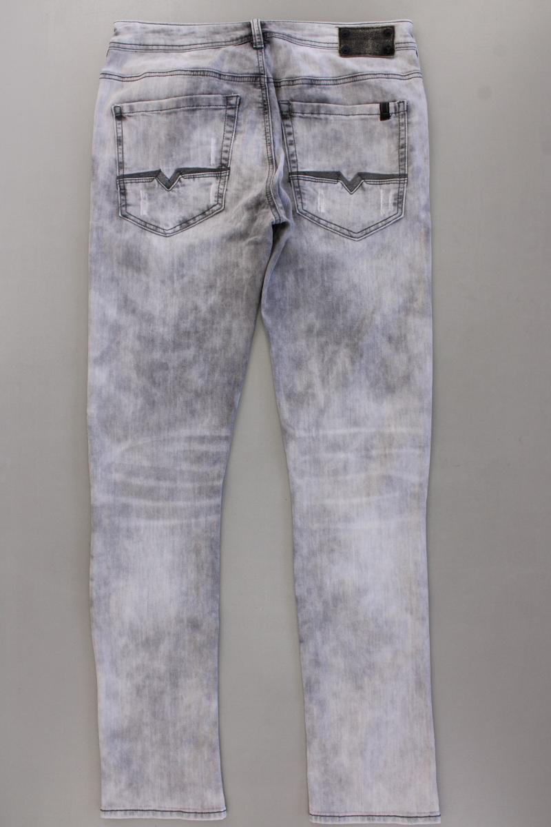 Buffalo David Bitton Skinny Jeans für Herren Gr. W32/L32 grau aus Baumwolle