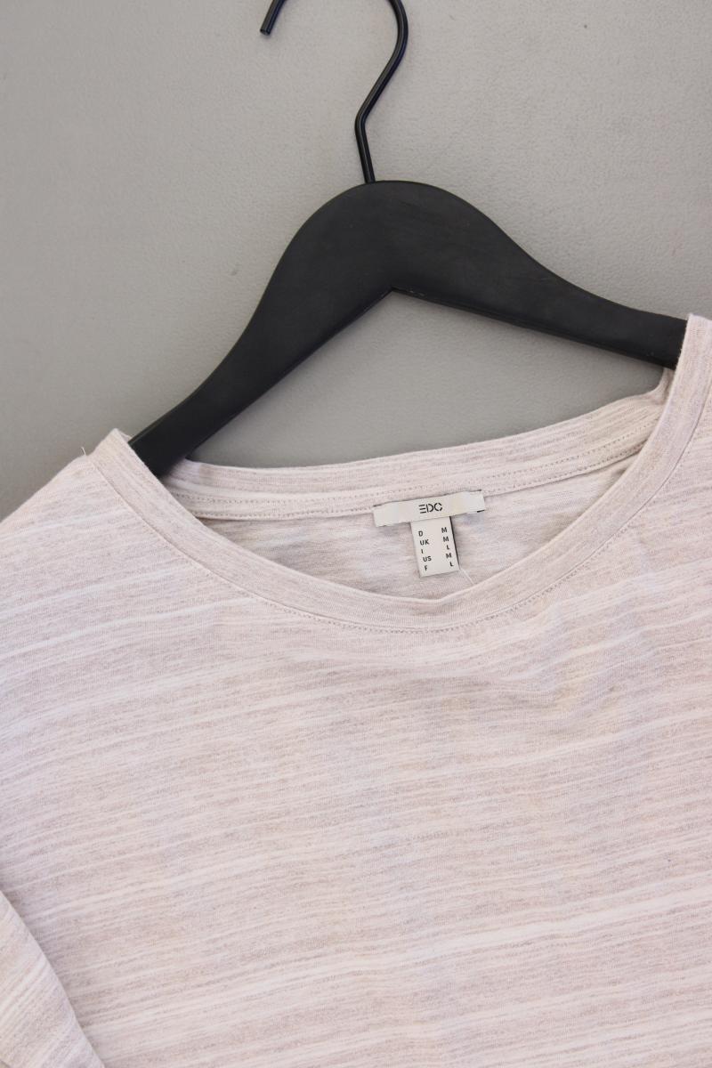 Esprit Cropped Shirt Gr. M Kurzarm creme aus Baumwolle