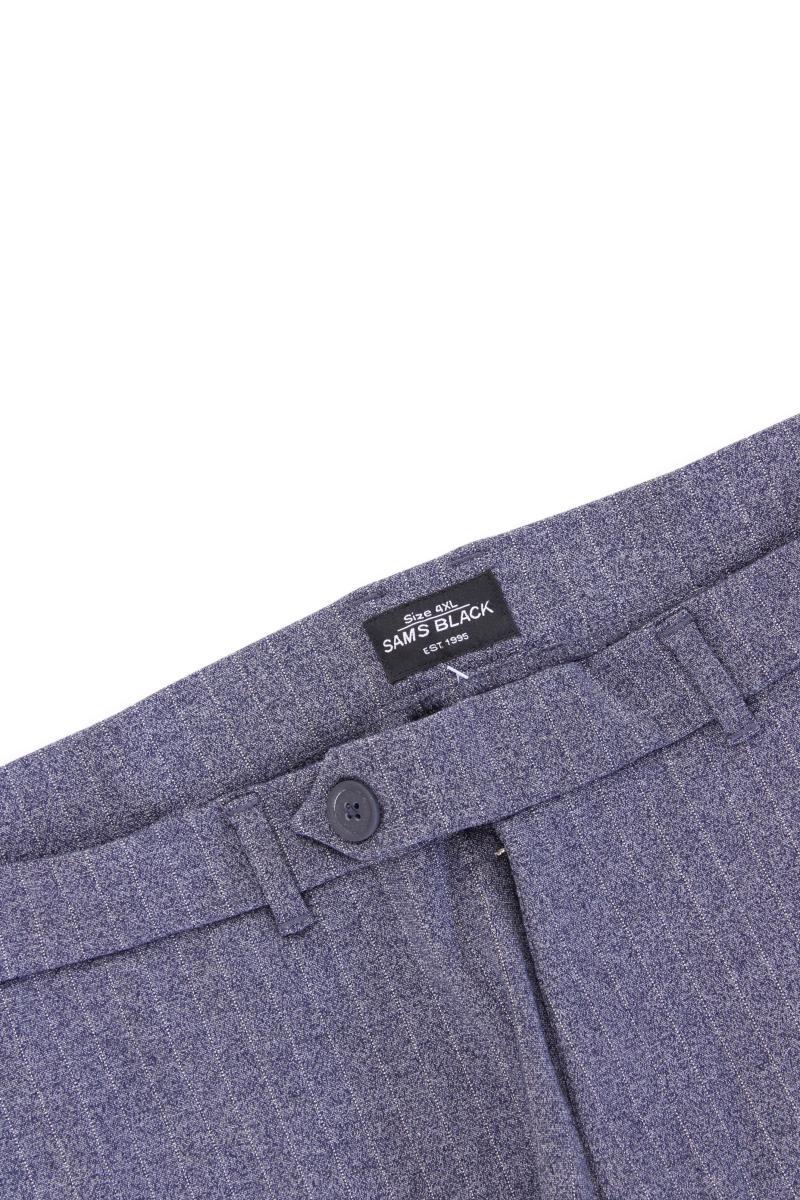 Shorts Gr. 4XL für Herren Gr. XXXL blau aus Polyester