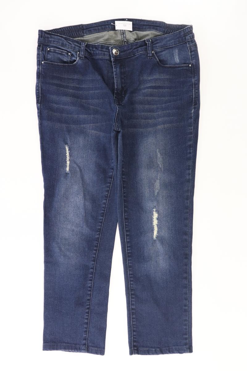 Maloo Straight Jeans Gr. 42 blau aus Baumwolle