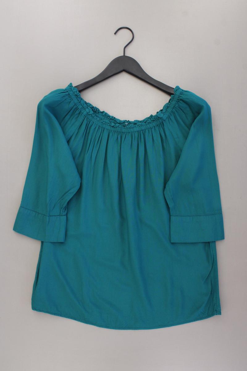 Street One Regular Bluse Gr. 40 3/4 Ärmel mit Carmen-Ausschnitt blau