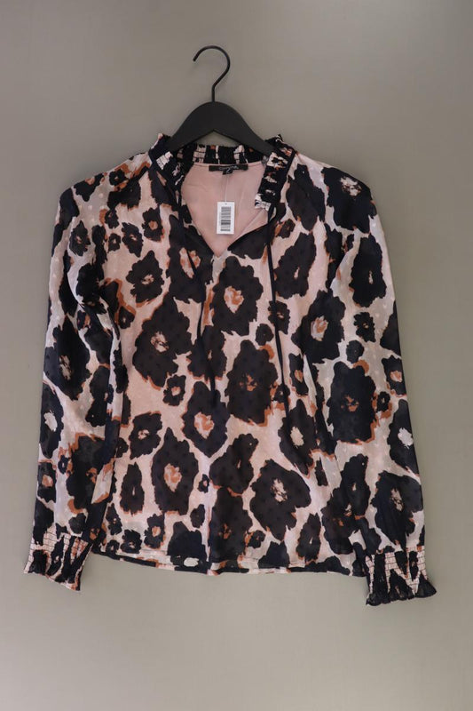 comma, Langarmbluse Gr. 38 mit Tierdruck mehrfarbig aus Polyester