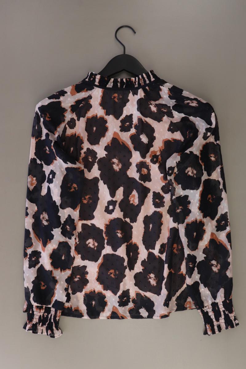 comma, Langarmbluse Gr. 38 mit Tierdruck mehrfarbig aus Polyester