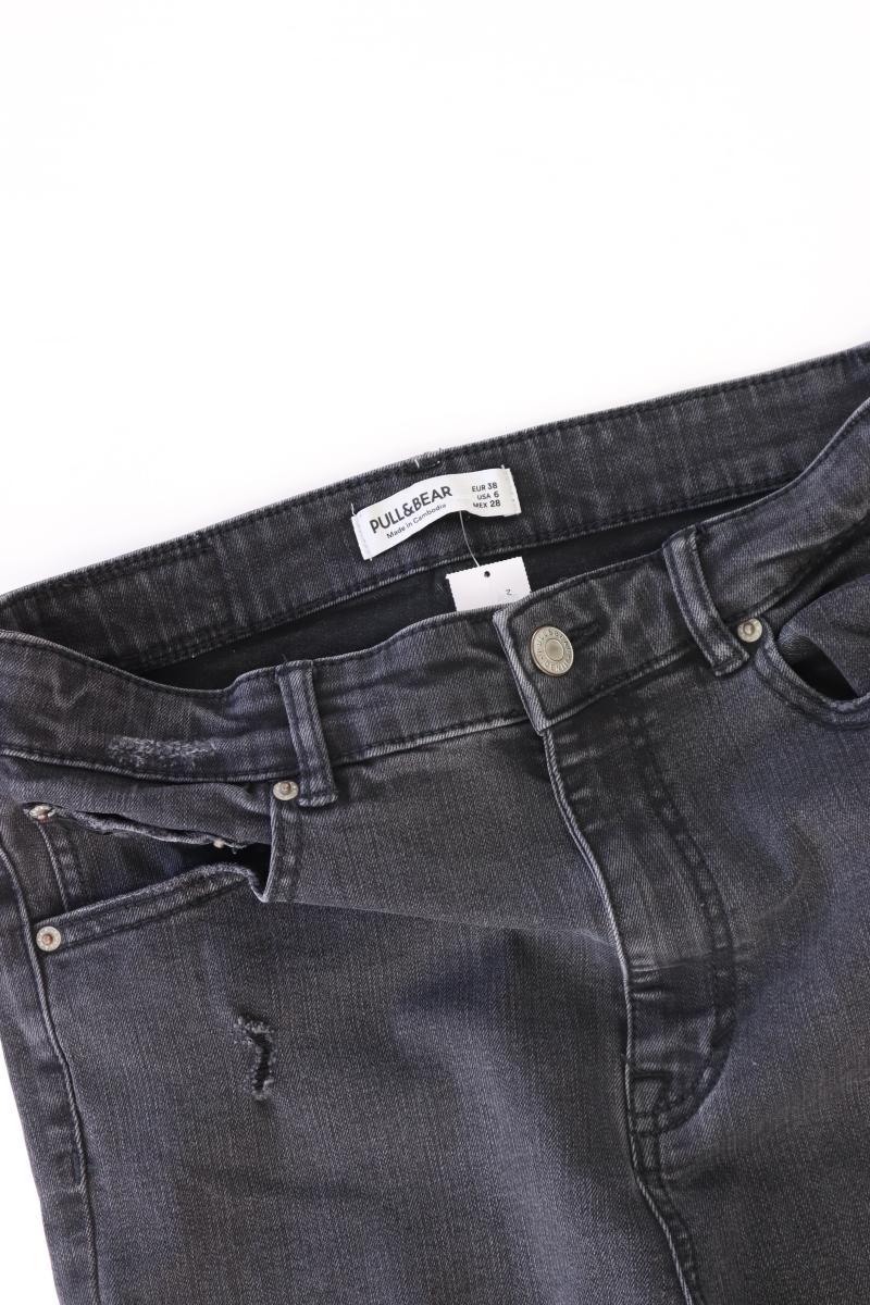 Pull&Bear Skinny Jeans Gr. 38 grau