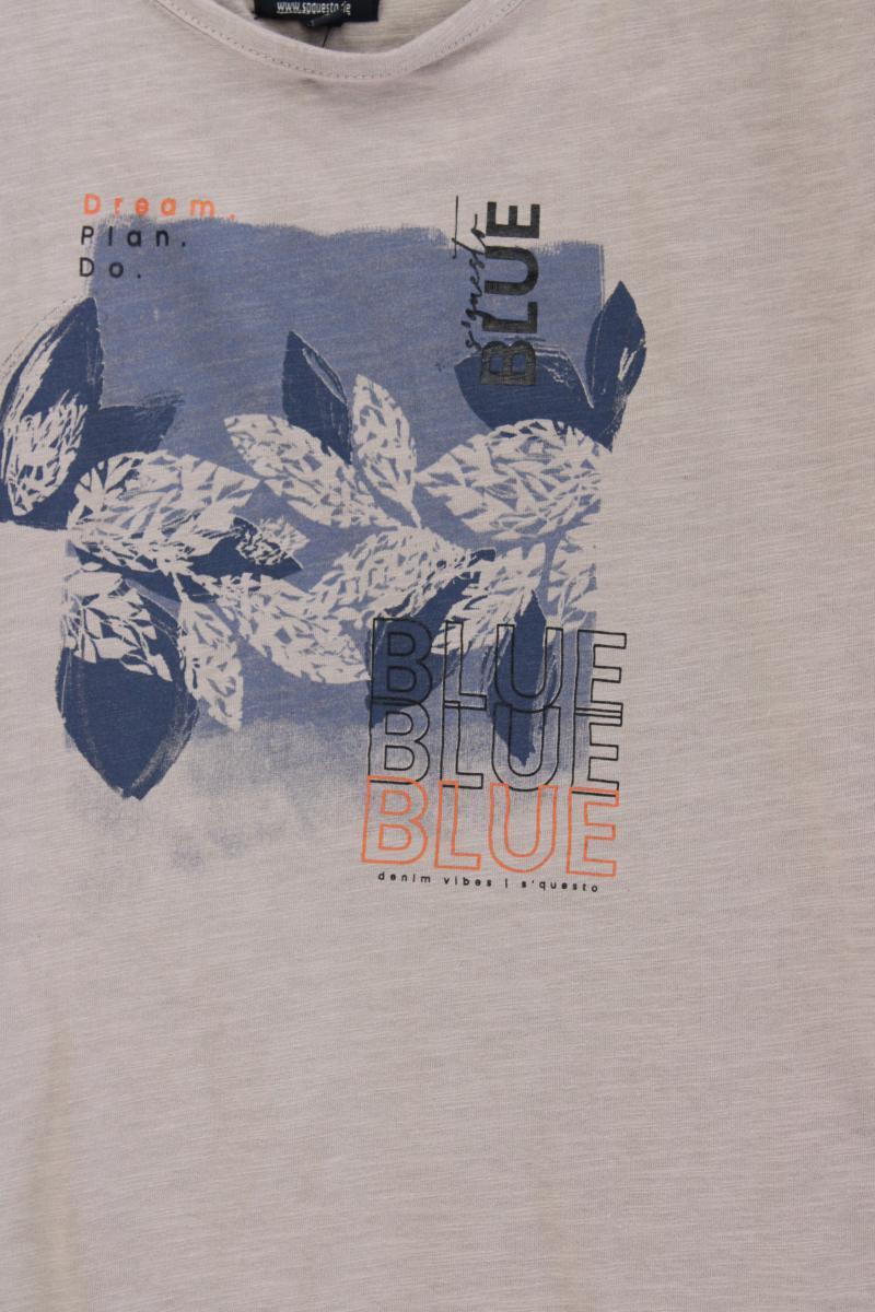 s'questo Printshirt Gr. 36 Kurzarm grau