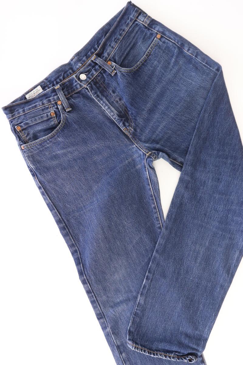 Levi's Straight Jeans für Herren Gr. W34/L32 blau aus Baumwolle