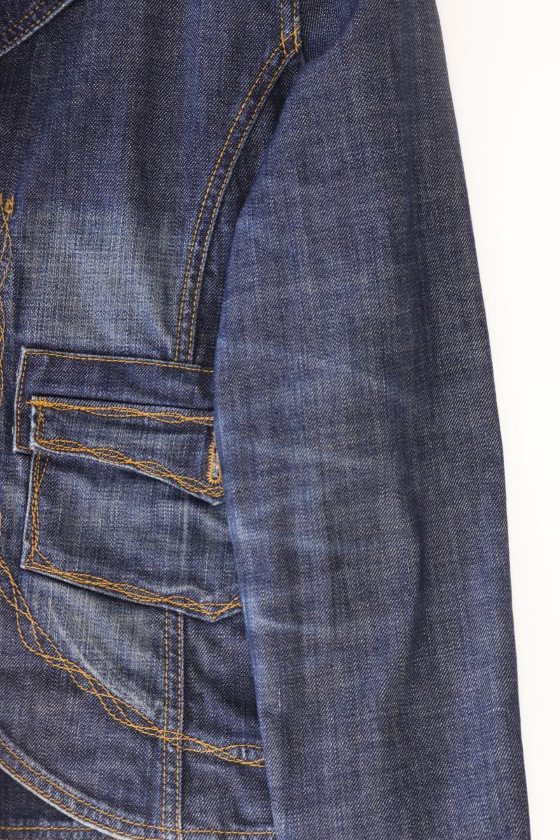 Mexx Jeansjacke Gr. 42 Vintage blau aus Baumwolle