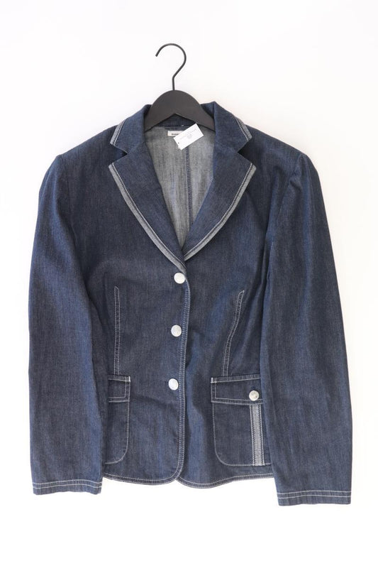 Gerry Weber Jeansblazer Gr. 42 Vintage blau aus Baumwolle