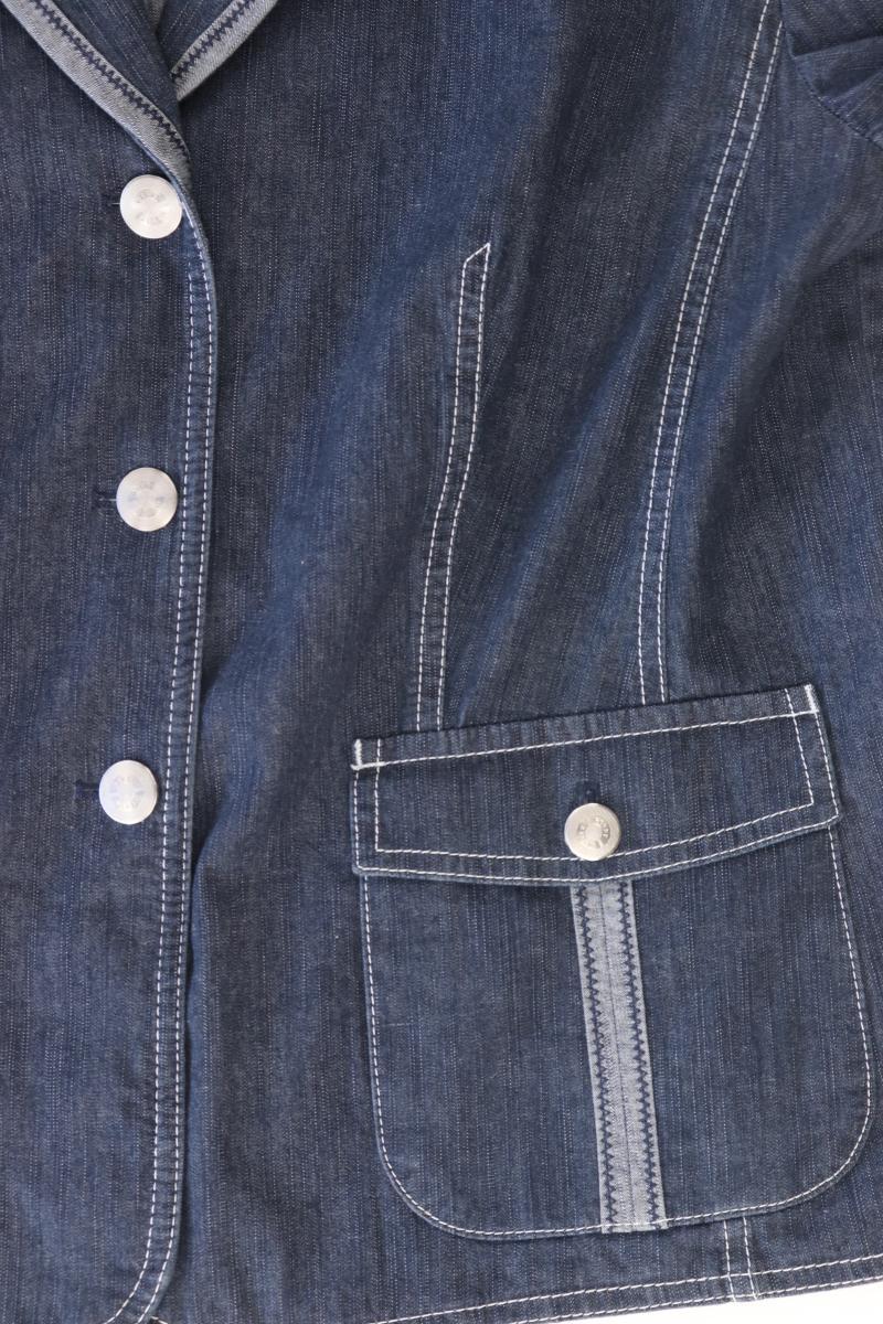 Gerry Weber Jeansblazer Gr. 42 Vintage blau aus Baumwolle