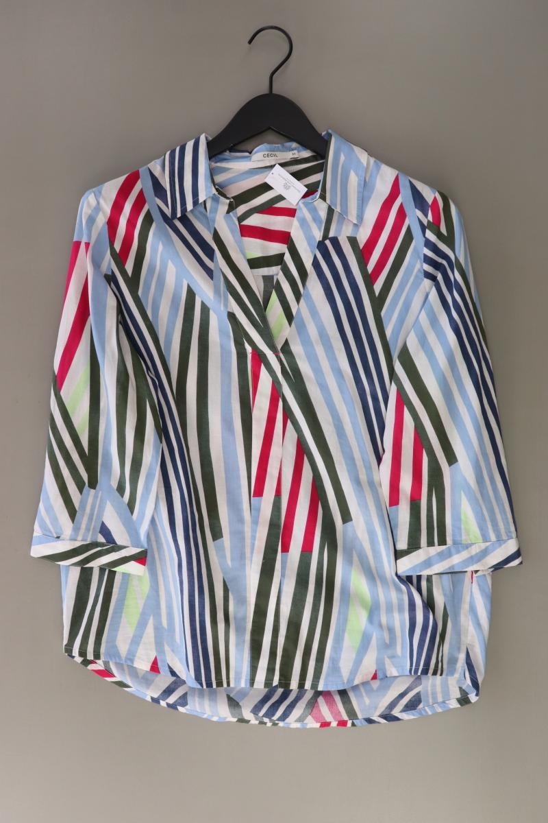 Cecil Oversize-Bluse Gr. M gestreift 3/4 Ärmel mehrfarbig