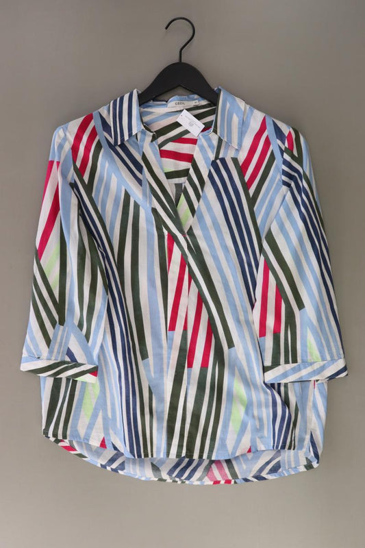 Cecil Oversize-Bluse Gr. M gestreift 3/4 Ärmel mehrfarbig