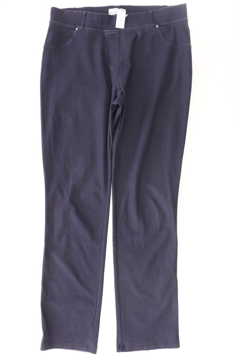Helena Vera Stretchhose Gr. 44/46 blau aus Baumwolle