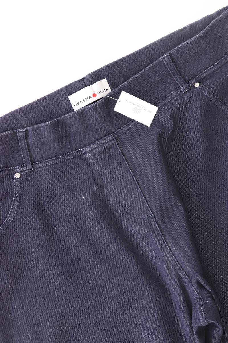 Helena Vera Stretchhose Gr. 44/46 blau aus Baumwolle
