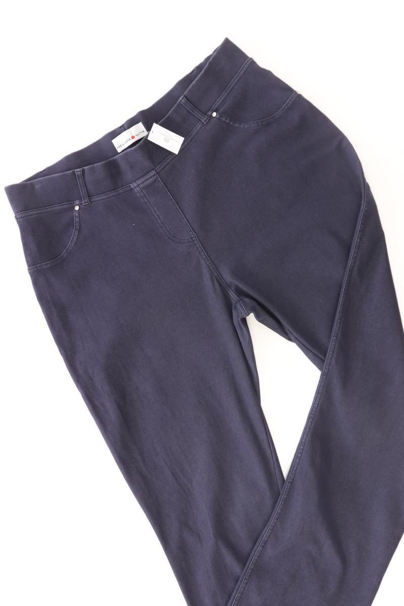 Helena Vera Stretchhose Gr. 44/46 blau aus Baumwolle