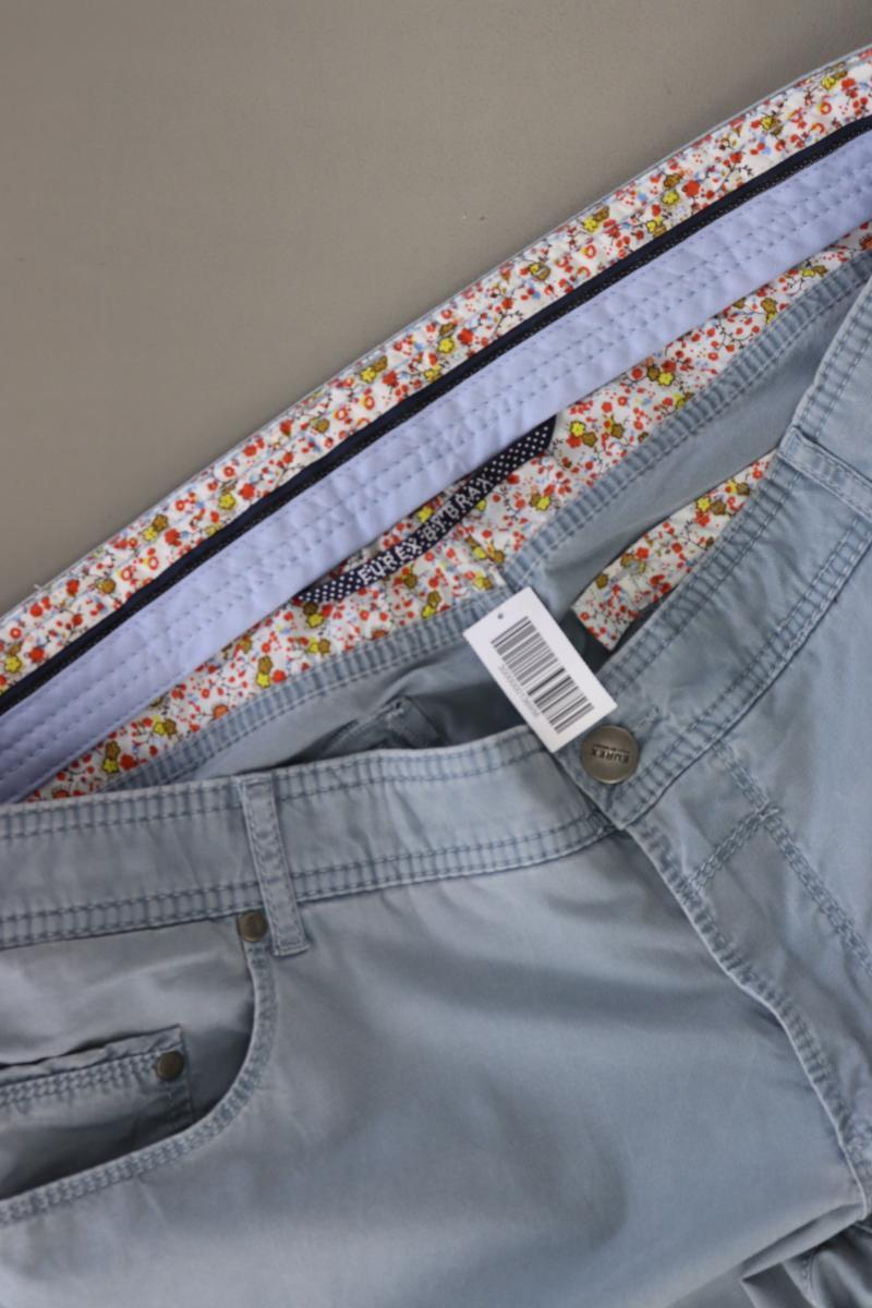 Brax Five-Pocket-Hose für Herren Gr. Kurzgröße 27 blau aus Baumwolle