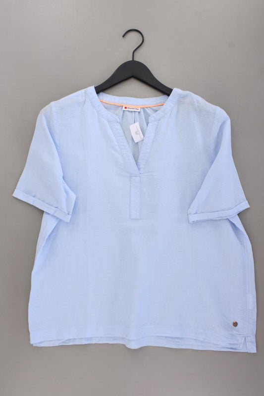 Street One Kurzarmbluse Gr. 40 blau