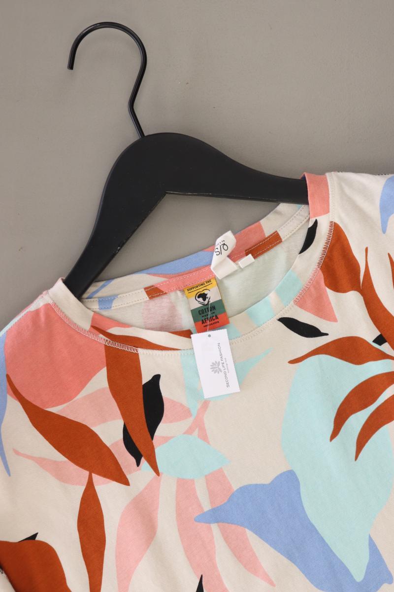 QS by s.Oliver Printshirt Gr. XL Kurzarm mehrfarbig aus Baumwolle