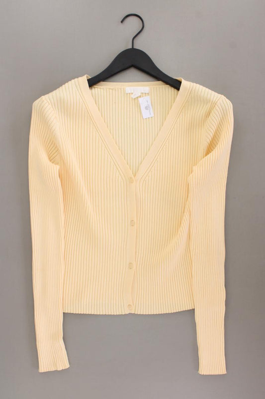 H&M Cardigan Gr. XL neuwertig Langarm gelb aus Viskose