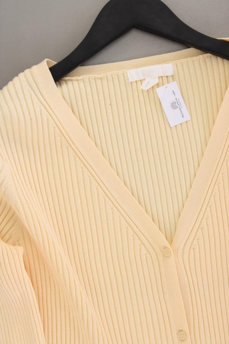 H&M Cardigan Gr. XL neuwertig Langarm gelb aus Viskose
