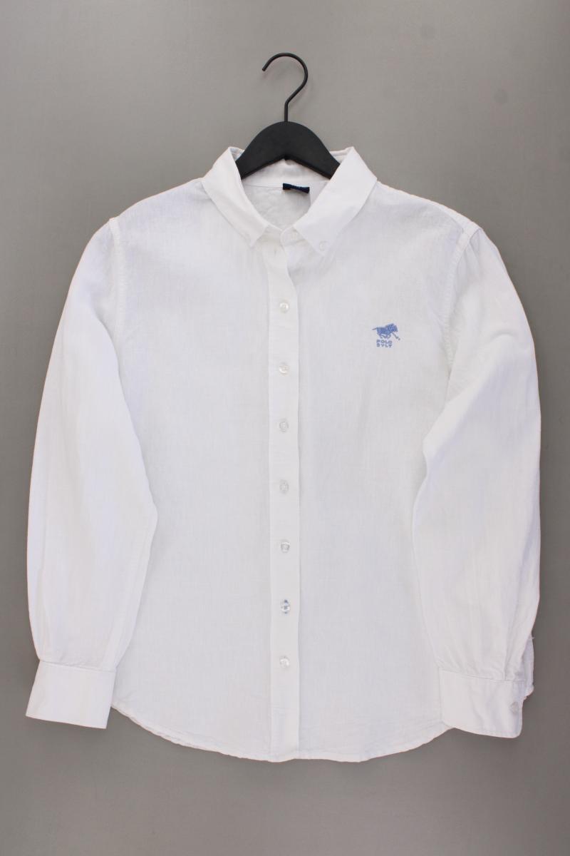 Polo Sylt Langarmbluse Gr. XL weiß aus Baumwolle