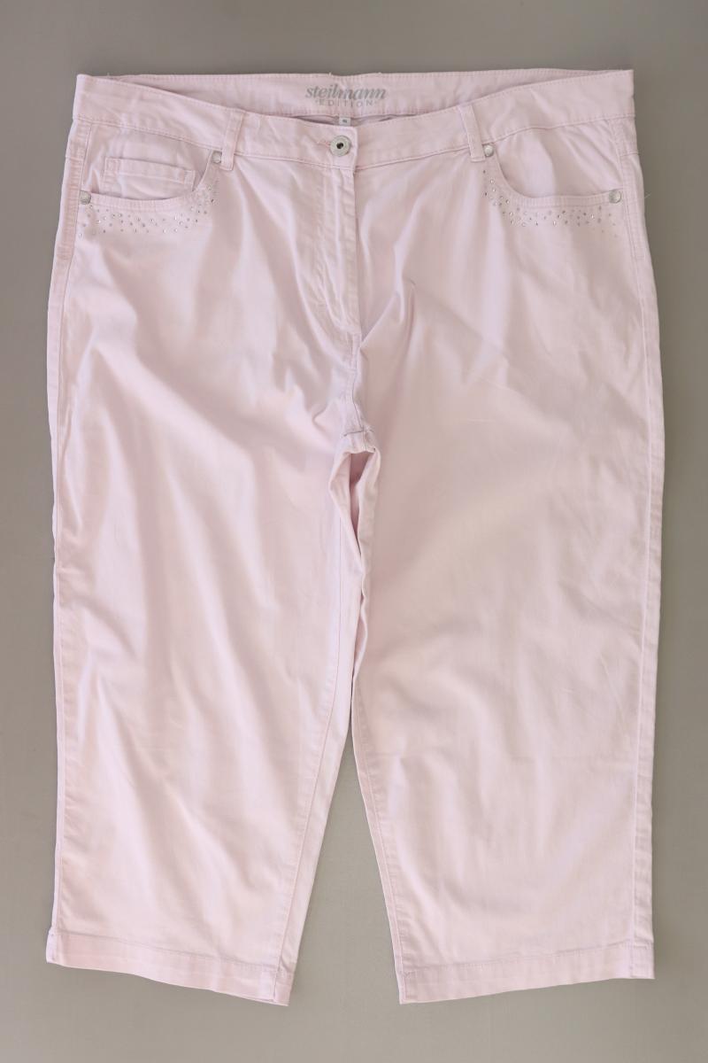 Steilmann 7/8 Hose Gr. 46 rosa aus Baumwolle