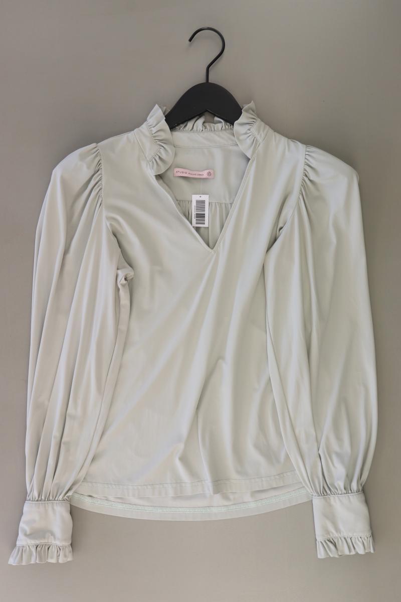 Studio Anneloes Langarmbluse Gr. XS grau aus Polyester