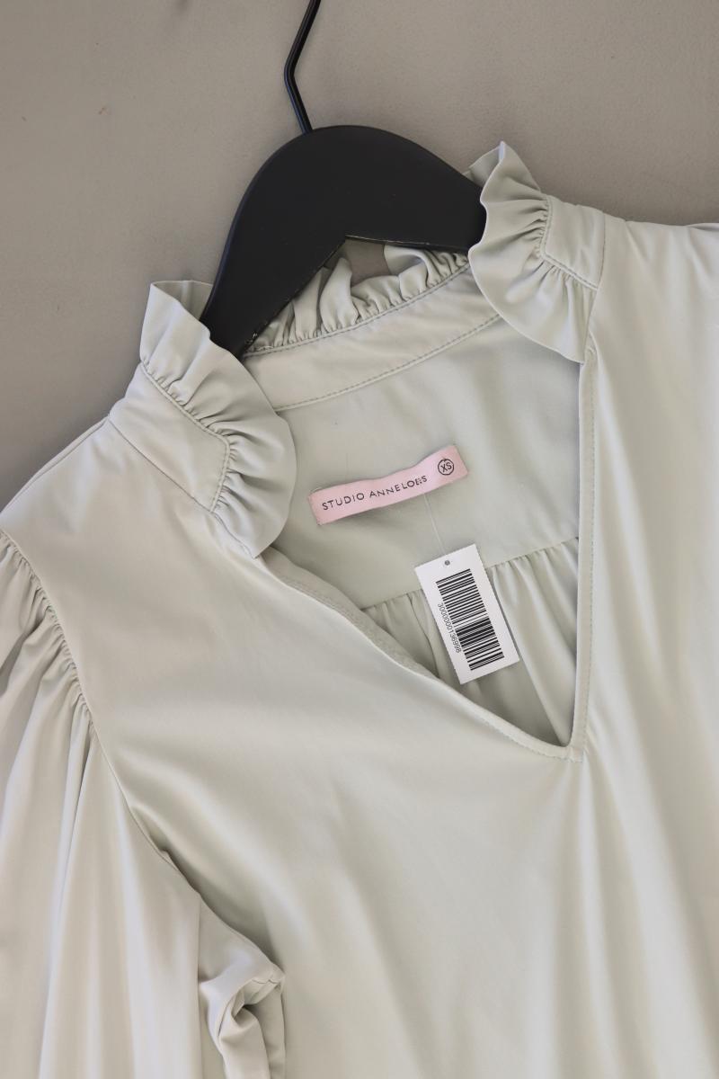 Studio Anneloes Langarmbluse Gr. XS grau aus Polyester