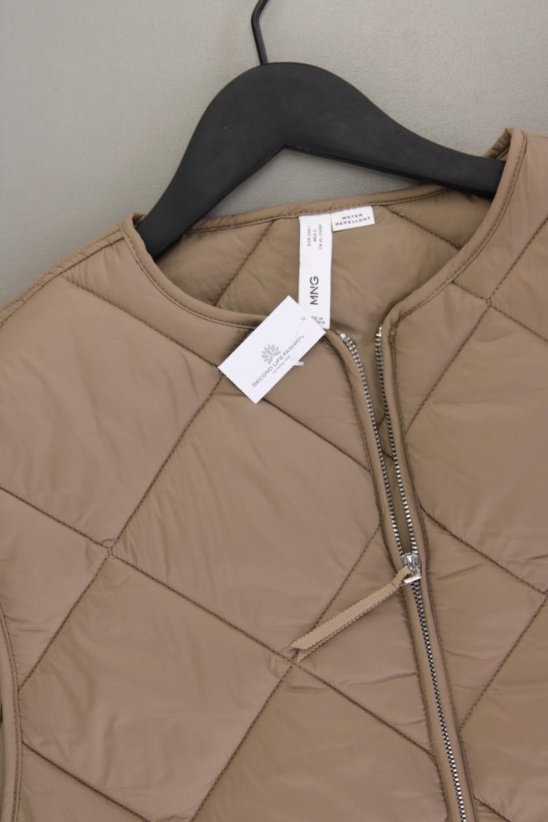 Mango Classic Weste Gr. L neuwertig braun aus Polyamid