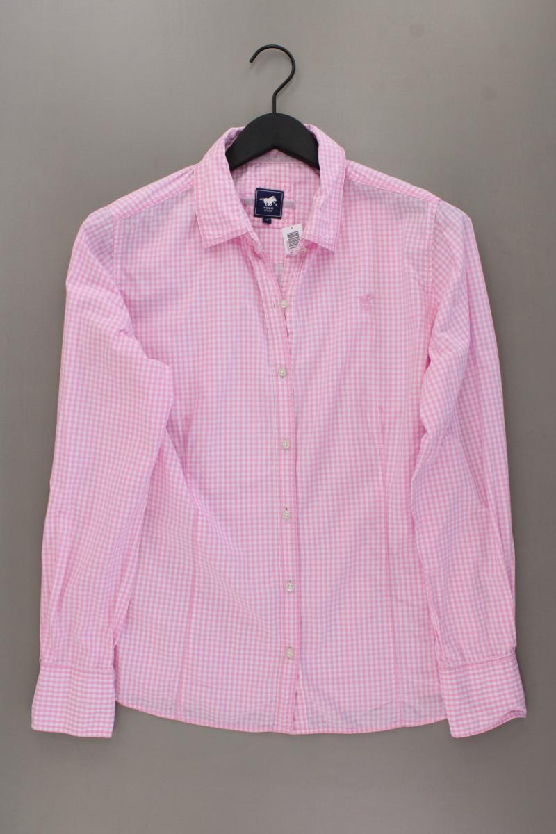 Polo Sylt Karobluse Gr. XL kariert Langarm rosa aus Baumwolle