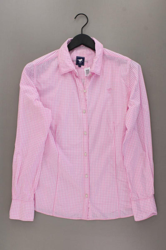 Polo Sylt Karobluse Gr. XL kariert Langarm rosa aus Baumwolle