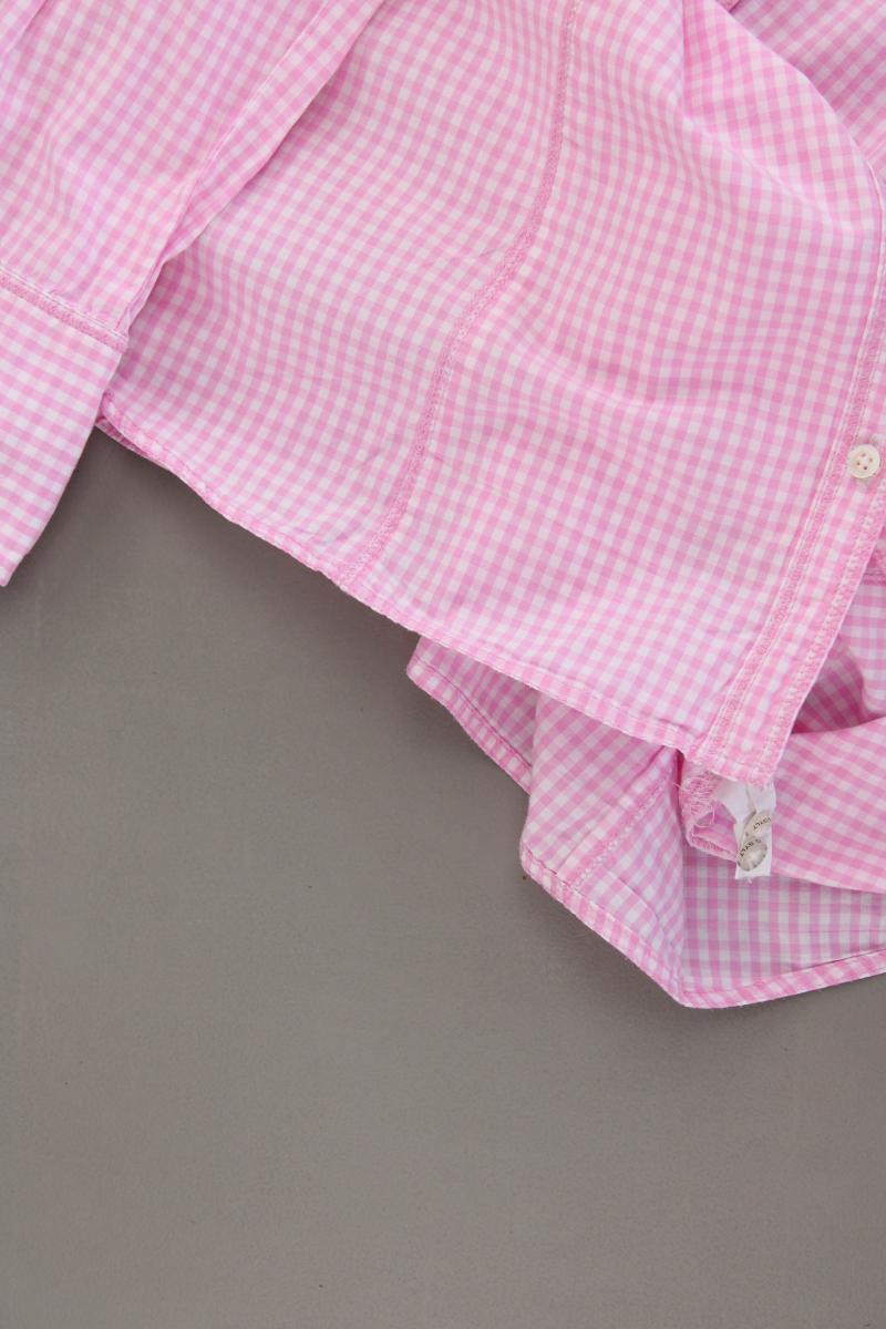 Polo Sylt Karobluse Gr. XL kariert Langarm rosa aus Baumwolle