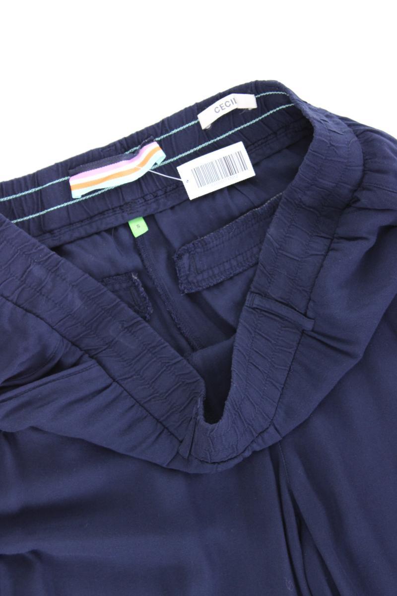 Cecil Stoffhose Gr. S blau aus Viskose