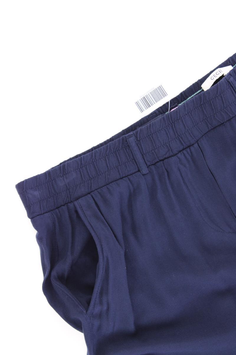 Cecil Stoffhose Gr. S blau aus Viskose
