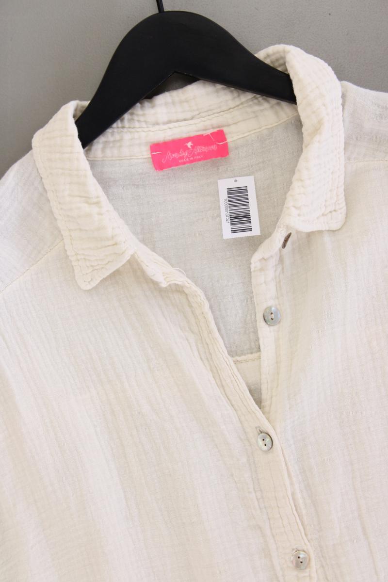Monday Afternoon Mousselin Longbluse Gr. XXL Langarm creme