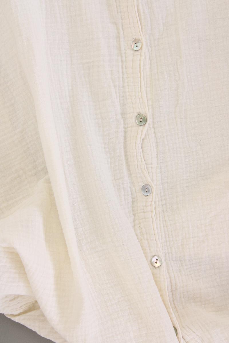 Monday Afternoon Mousselin Longbluse Gr. XXL Langarm creme