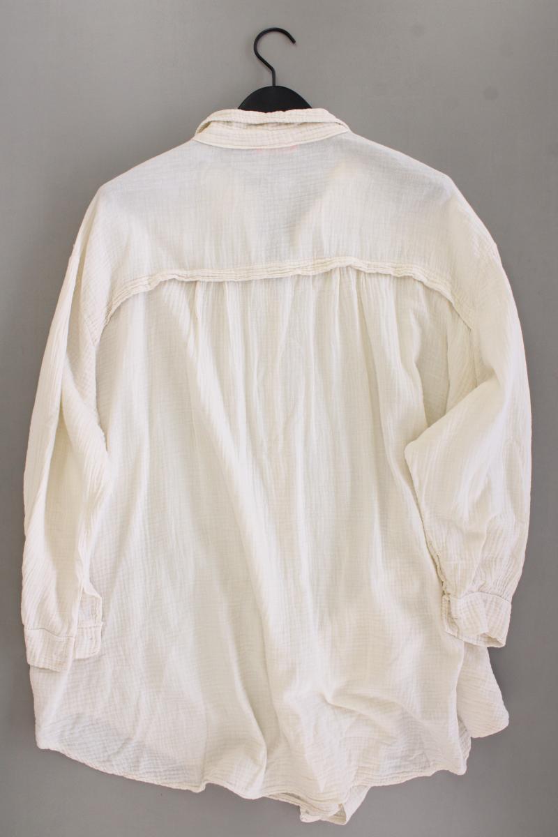 Monday Afternoon Mousselin Longbluse Gr. XXL Langarm creme