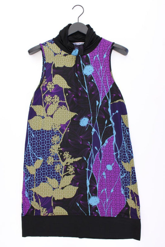 comma, Midikleid Gr. 38 neuwertig Ärmellos mehrfarbig aus Viskose