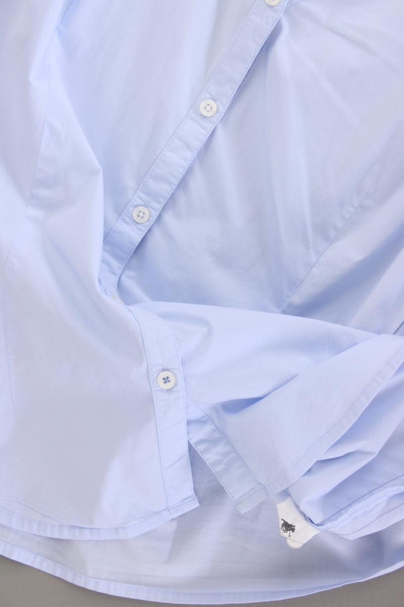 Polo Sylt Kurzarmbluse Gr. XXL blau aus Baumwolle
