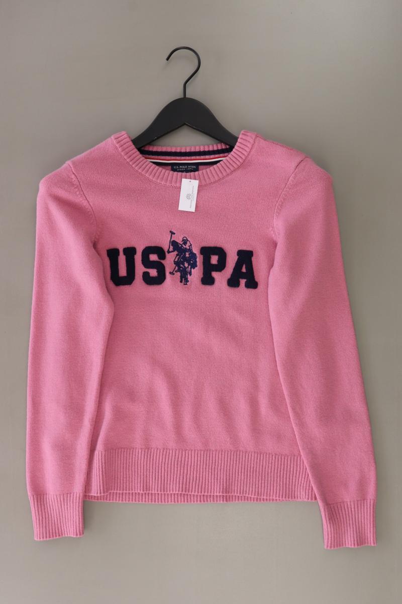 U.S. Polo Assn Feinstrickpullover Gr. S pink aus Polyester