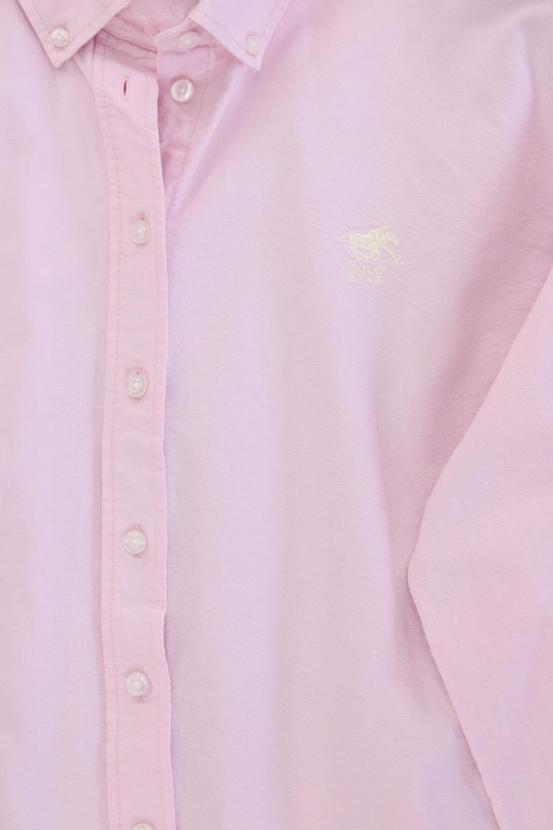Polo Sylt Langarmbluse Gr. XL rosa aus Baumwolle