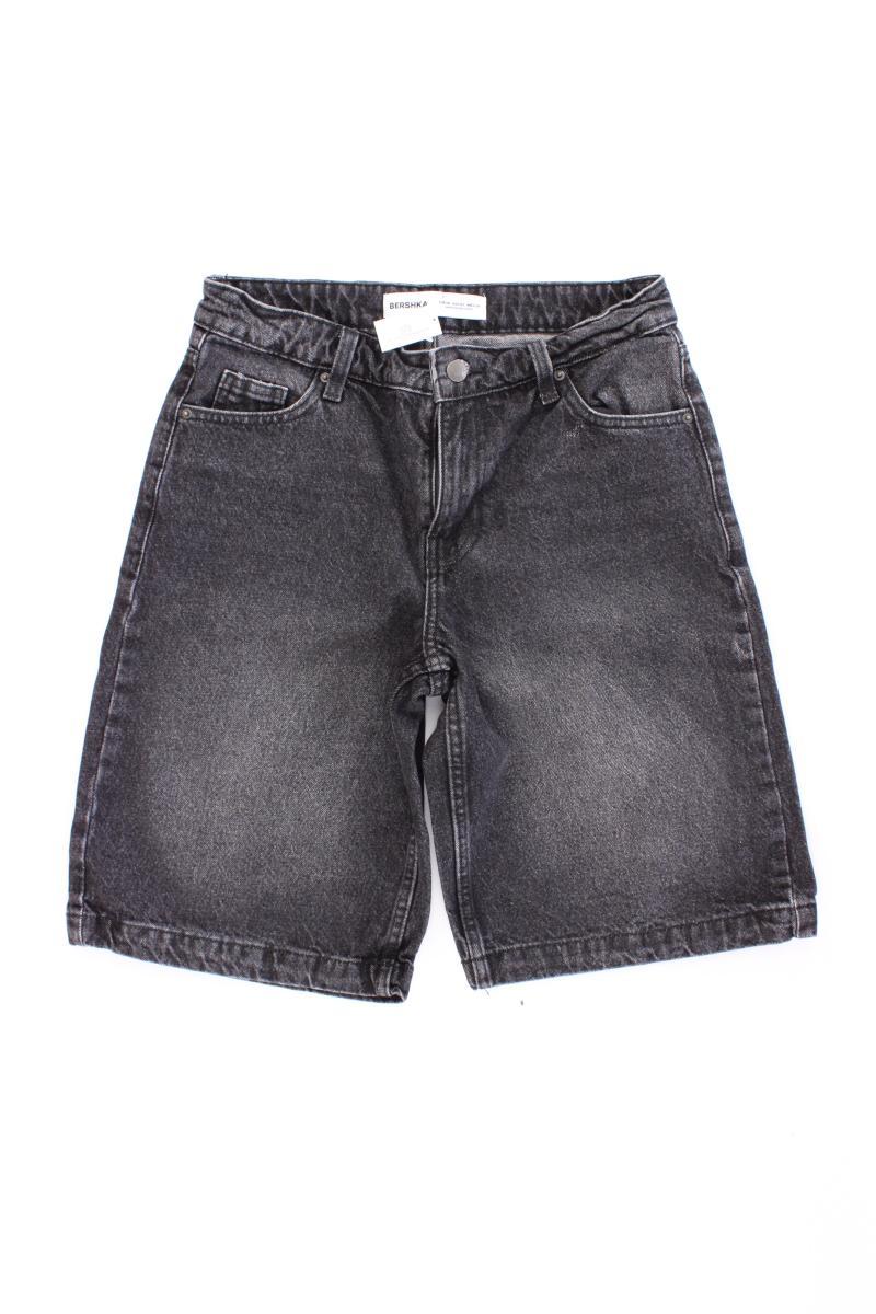 Bershka Jeansshorts Gr. 34 grau aus Baumwolle
